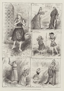 Tableaux Vivants på den anglo-danske utstillingen av Henry Stephen Ludlow